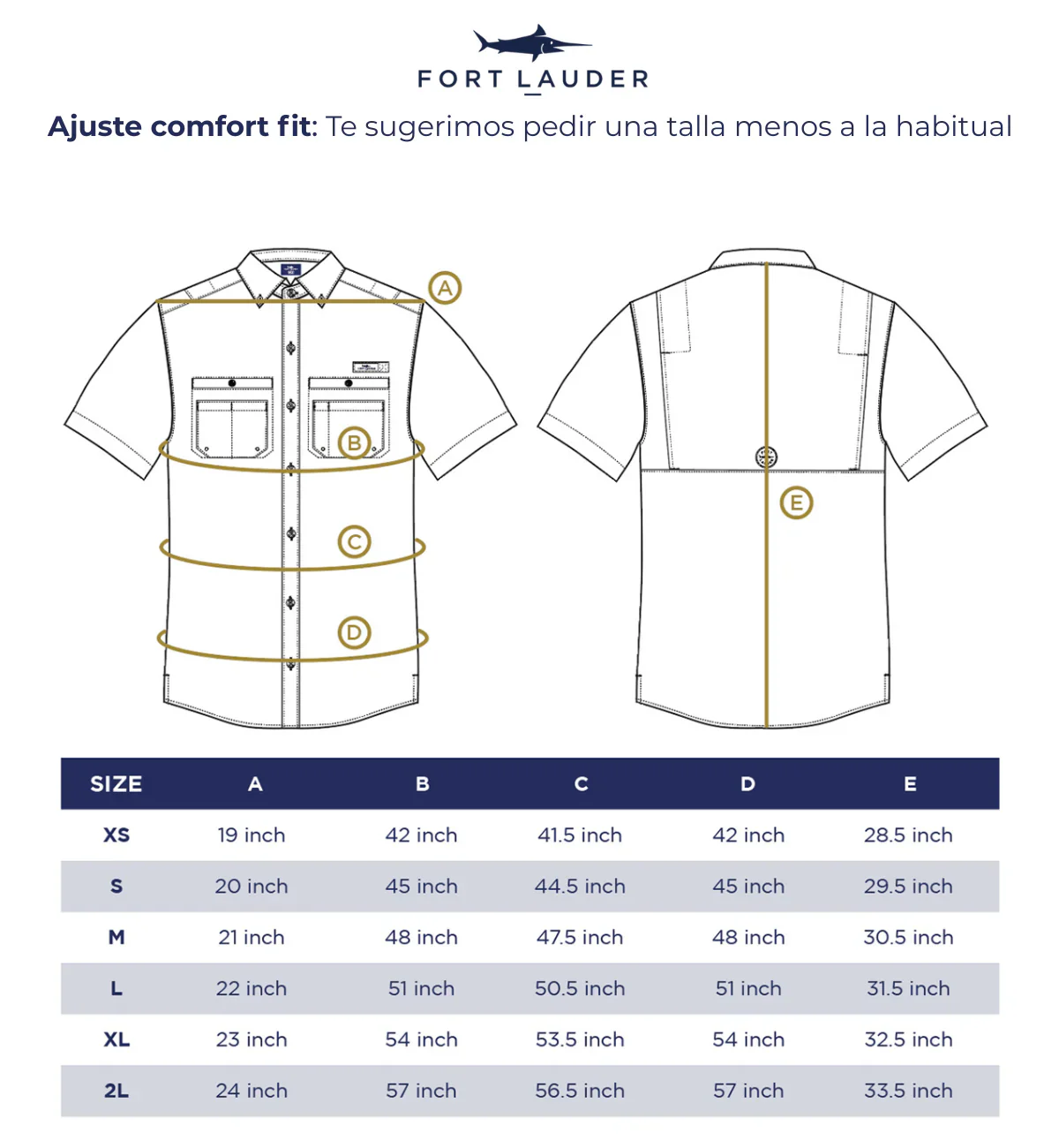 CAMISA TIGRES PESCADOR U  AZUL CENIZO - Image 5