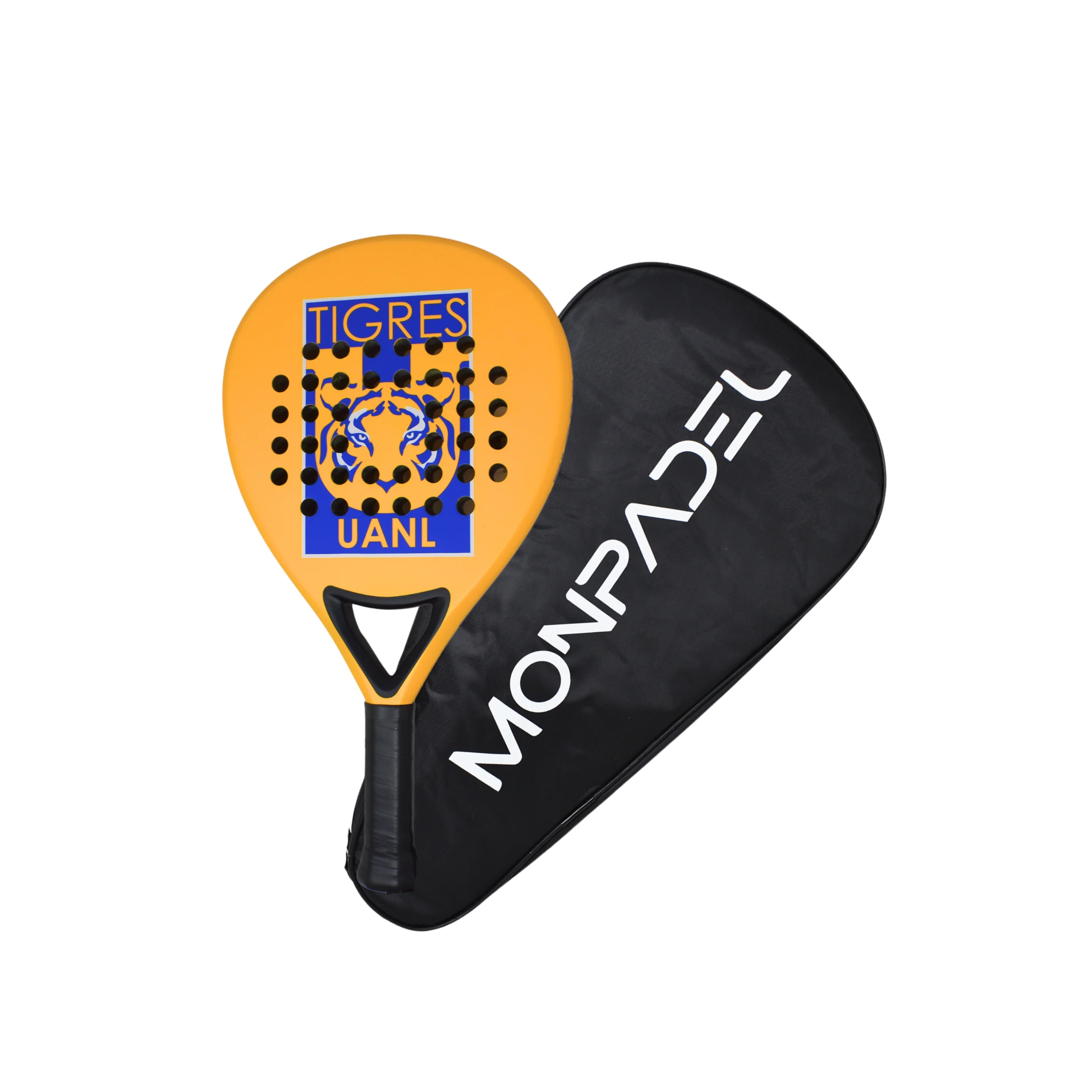 PALA DE PADEL TIGRES AMARILLA JUNIOR