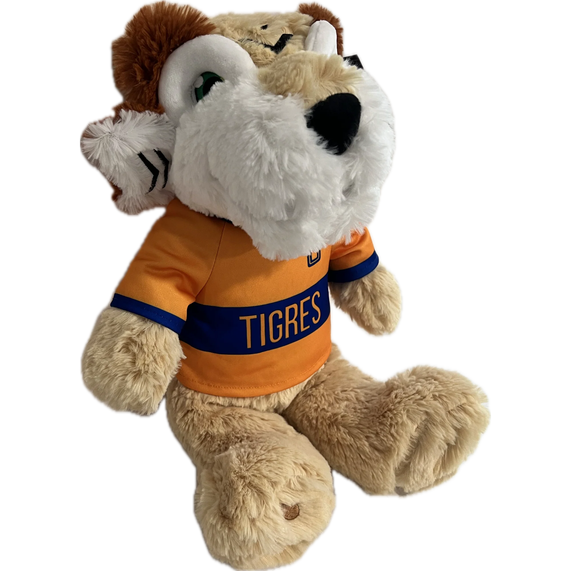 TIT8186 TIGRE PELUCHE GRANDE 43CM BEIGE