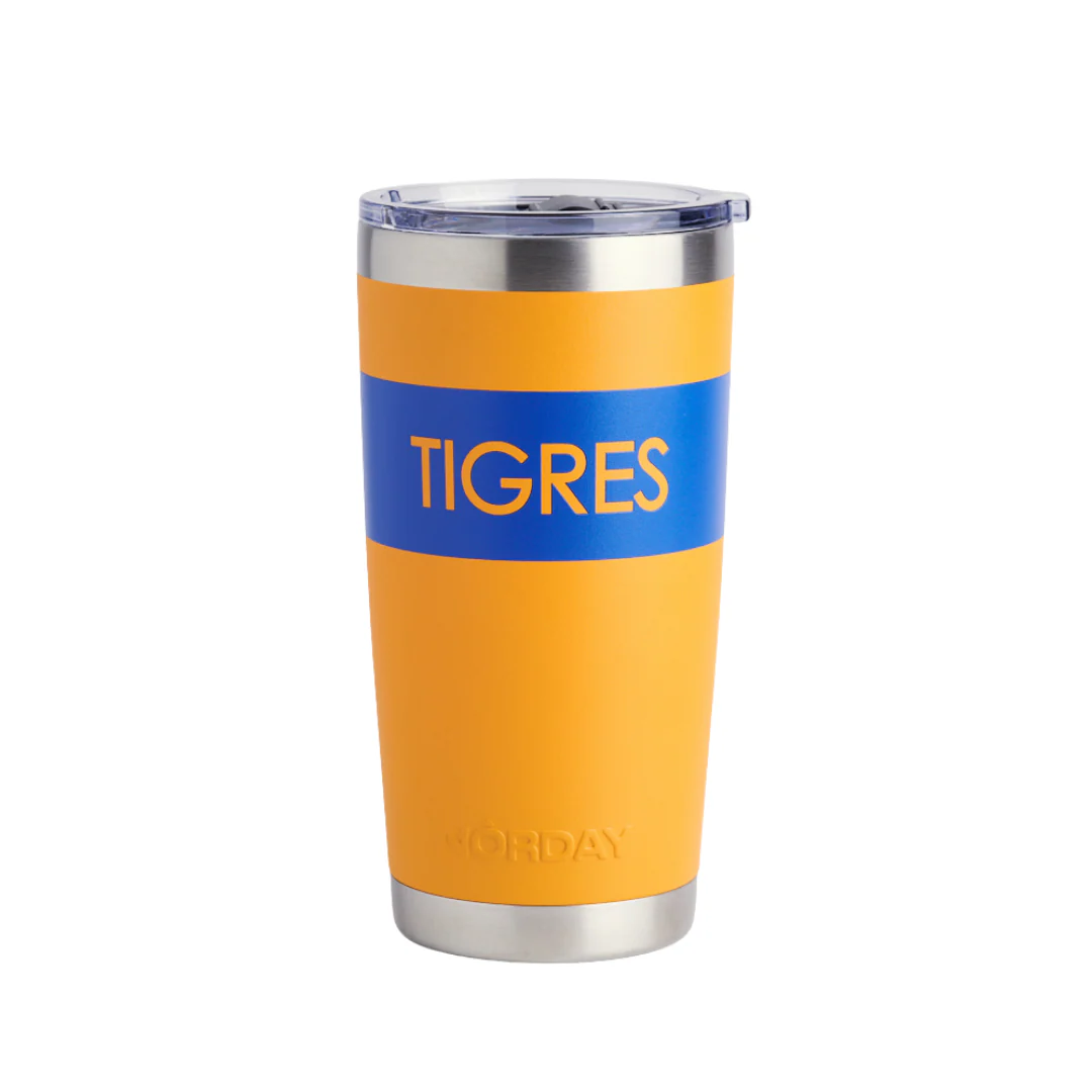 TIT7941 TERMO AMARILLO FRANJA TIGRES 20oz