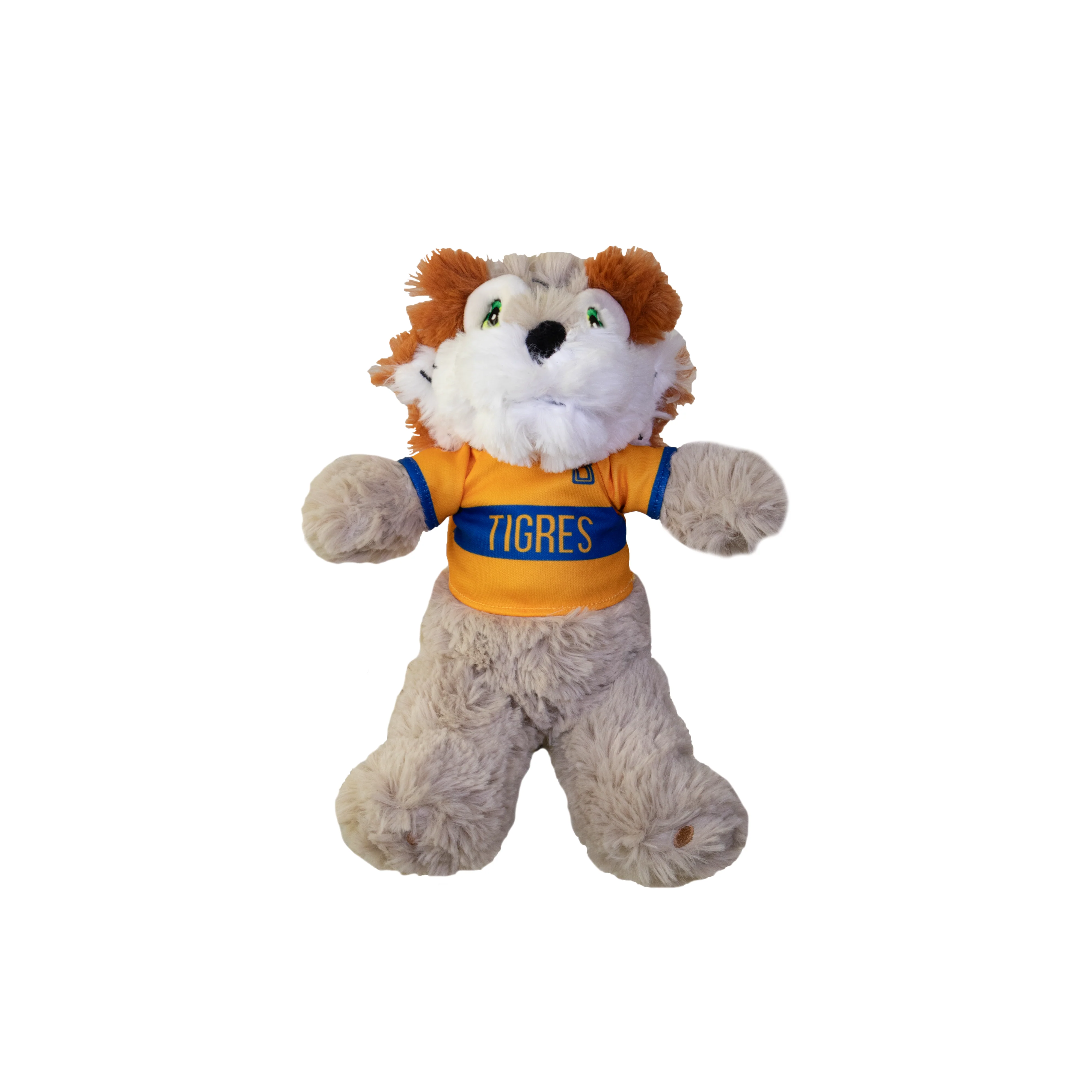 TIT8384 TIGRE PELUCHE CHICO 25CM GRIS